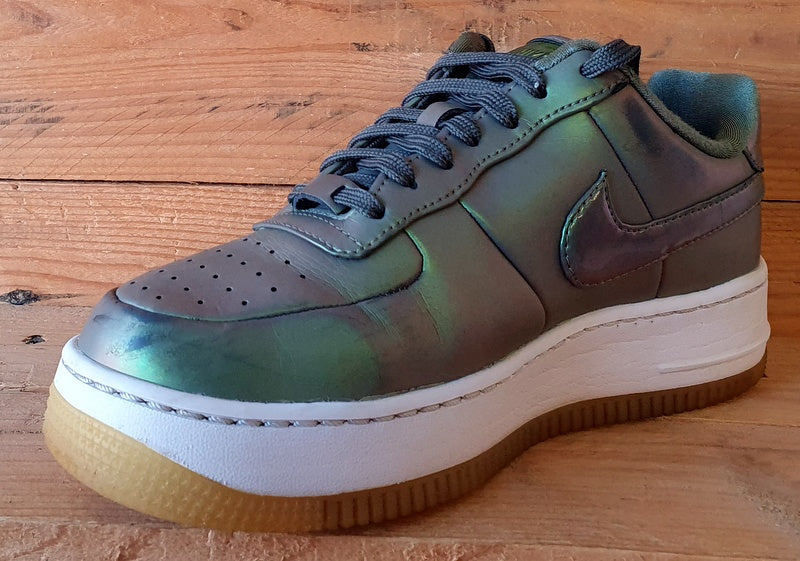 Nike Air Force 1 Upstep Low Trainers UK6/US8.5/EU40 AA3964-001 Shine Green