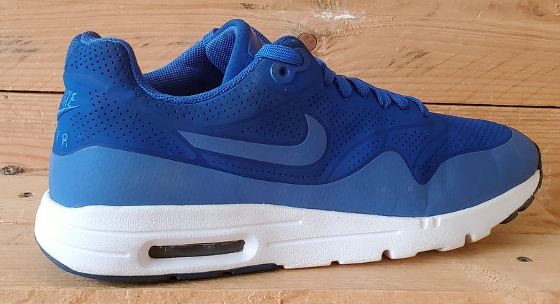 Nike Air Max 1 Ultra Moire Textile Trainers UK6/US8.5/EU40 704995-400 Game Royal