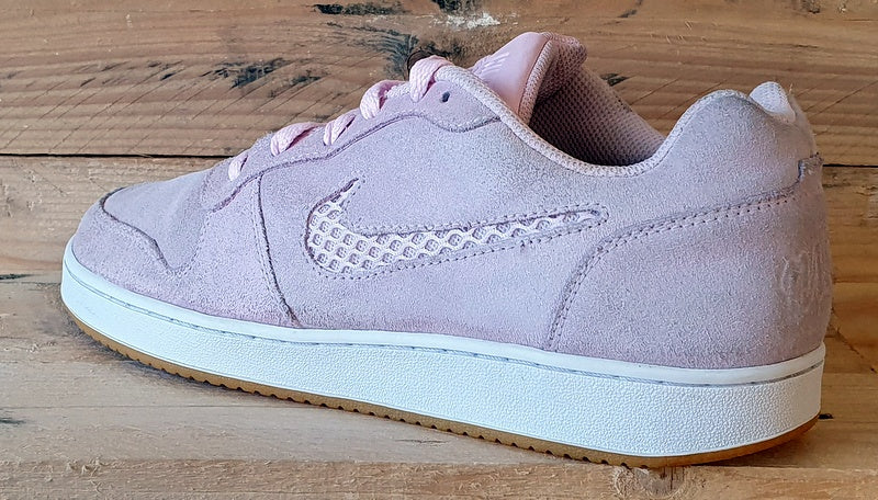 Nike Ebernon Premium Low Suede Trainers UK7 US9.5 EU41 AQ2232 600 Pink White VintageTrainers