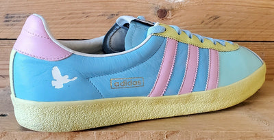 Adidas Gazelle Easter Low Leather Trainers UK10/US10.5/EU44.5 015572 Blue/Pink