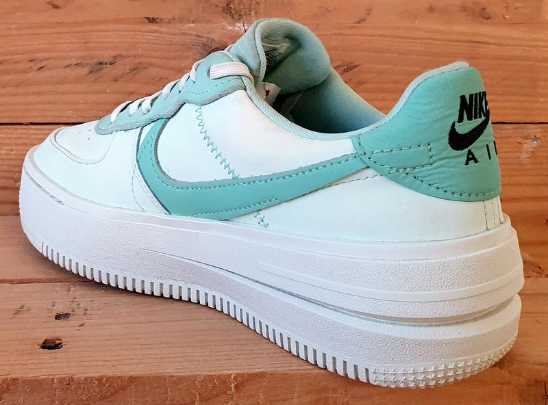 Nike Air Force 1 PLT.AF.ORM Low Trainers UK4/US6.5/E37.5 DX3730-300 Barely Green