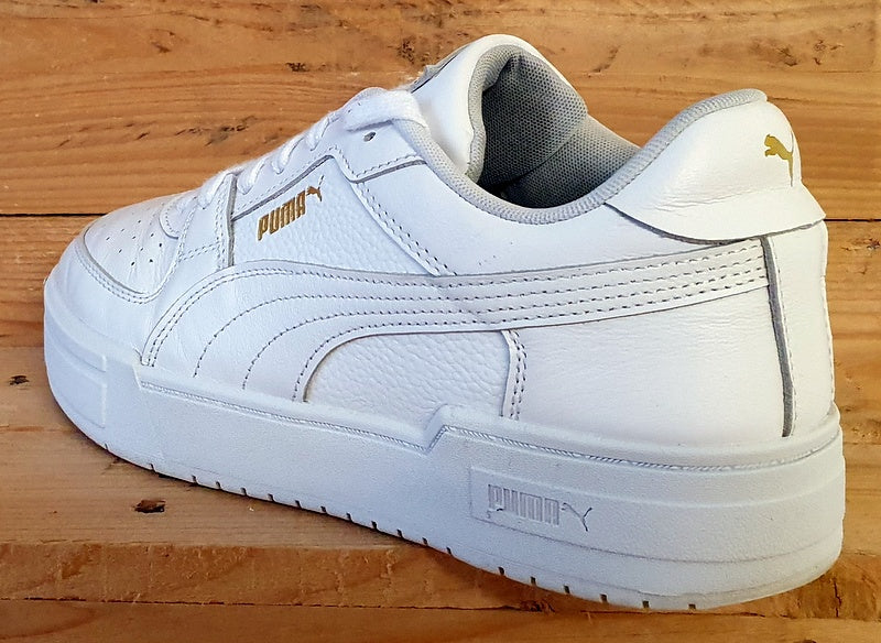 Puma CA Pro Classic Low Leather Trainers UK9/US10/EU43 380190-01 Triple White