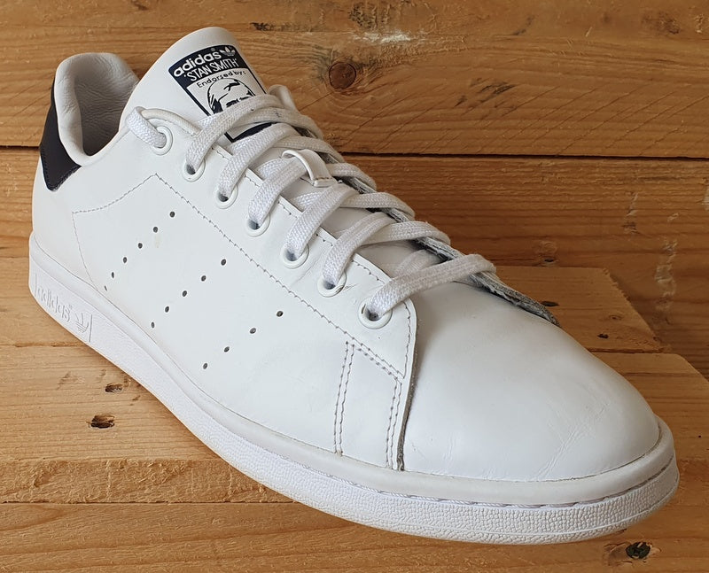 Adidas Stan Smith Low Leather Trainers UK10/US10.5/EU44.5 M20325 Core White/Navy