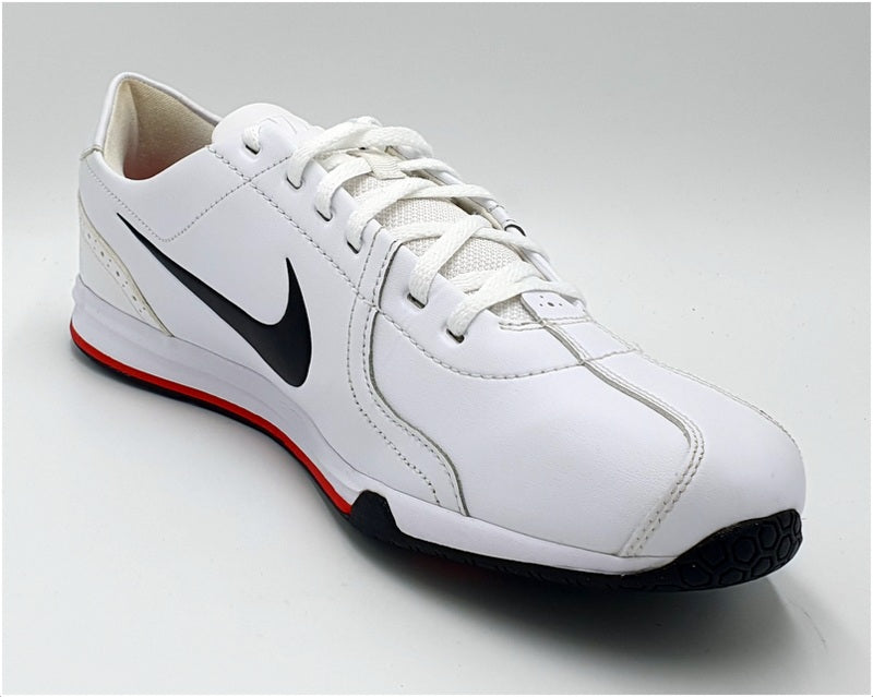 Nike Circuit II Low Leather Trainers 599559-108 White/Black/Red UK12/US13/EU47.5