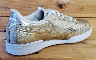 Reebok Club C Revenge Low Trainers UK5.5/US6/EU38 FX2532 Gold/White