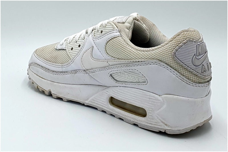 Nike Air Max 90 Low Leather Trainers CQ2560-100 Triple White UK4.5/US7/E38
