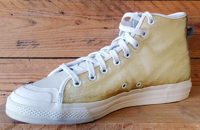 Adidas Nizza Mid Synthetic Trainers UK10.5/US11/EU45 FX2418 White