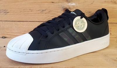 Adidas Streetcheck Cloadfoam Low Leather Trainers UK7.5/US8/EU41 H06222 Black