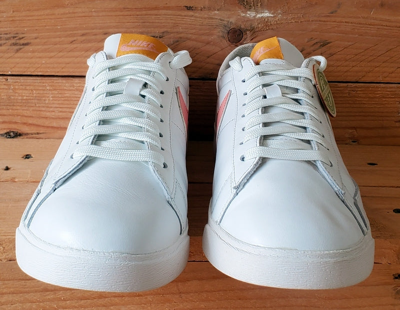 Nike Blazer Low Leather Trainers UK7.5/US10/EU42 AV9370-112 White/Pink Quartz