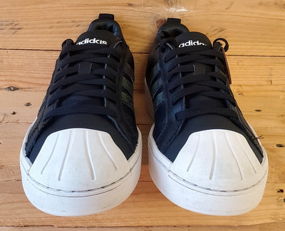 Adidas Streetcheck Cloadfoam Low Leather Trainers UK7.5/US8/EU41 H06222 Black