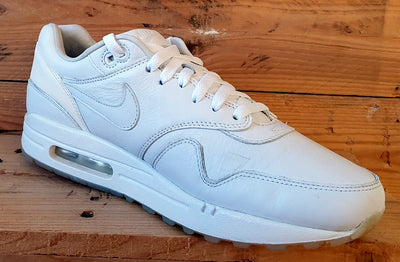 Nike Air Max 1 Low Leather Trainers UK9/US10/EU44 859554-100 Pinnacle Sail