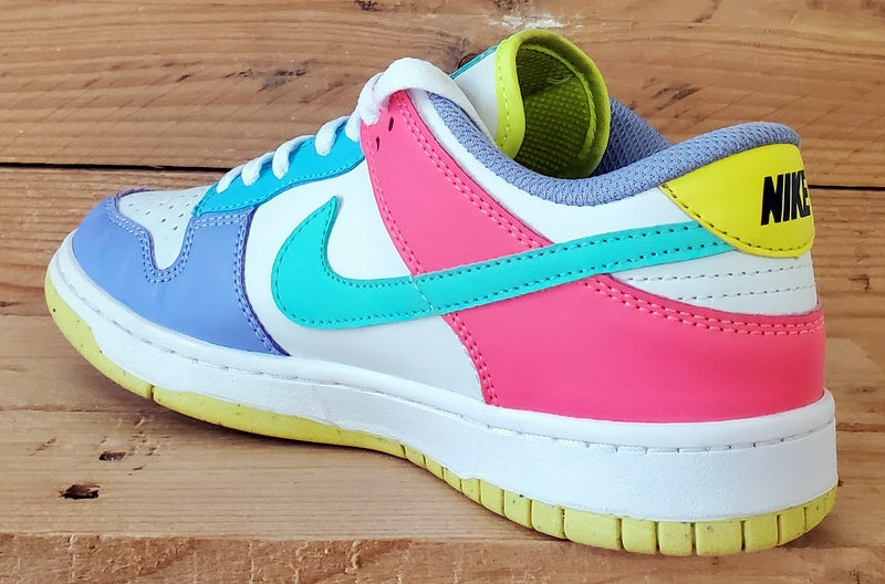 Nike Dunk Easter Candy Leather Trainers UK4/US6.5/EU37.5 DD1872-100 White/Multi