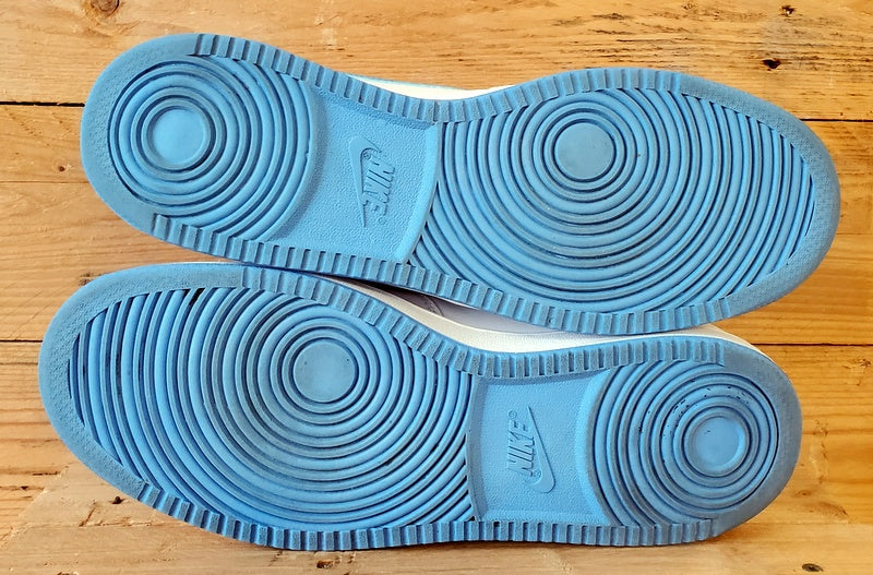 Nike Ebernon Low Leather Trainers UK9.5/US10.5/EU44.5 AQ1775-102 White/Blue