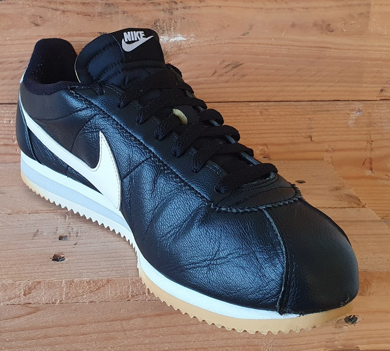 Nike Cortez Premium Low Leather Trainers UK10.5/US11.5/EU45.5 807480-010 Black