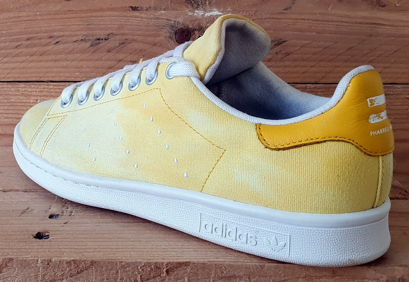 Adidas Stan Smith Low Canvas Trainers UK6/US6.5/EU39 AC7042 Yellow/White