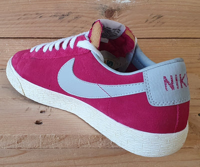 Nike Blazer Premium Low Suede Trainers UK7/US8/EU41 538402-601 Fuchsia Pink/Gum