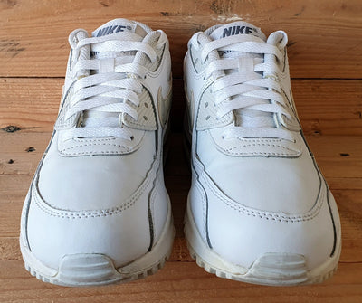 Nike Air Max 90 LTR Low Leather Trainers UK5/US5.5Y/EU38 724821-100 White