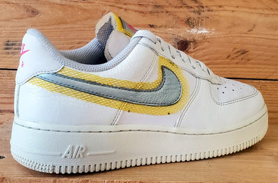 Nike Air Force 1 LX Leather Trainers UK5.5/US8/EU39 CZ8104-100 White/Uni Gold