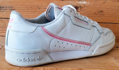 Adidas Continental 80 Low Leather Trainers UK7.5/US9/EU41 G27722 White/Pink