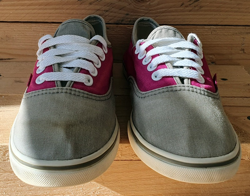 Vans Off The Wall Low Canvas Trainers UK5 US7.5 EU38 T375 Pink Grey White