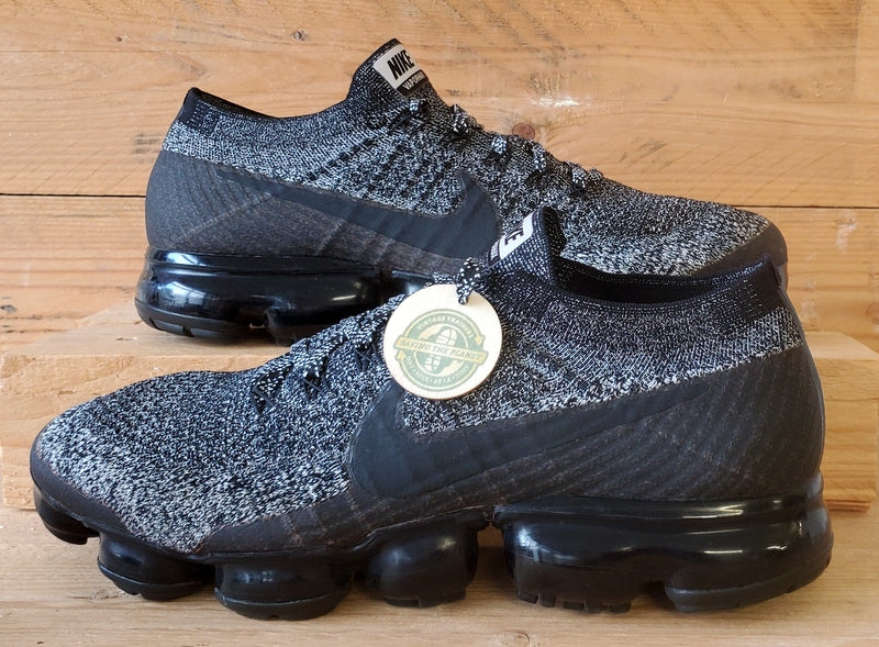 Nike Air Vapormax Low Flyknit Trainers UK8.5/US9.5/EU43 849558-041 Oreo