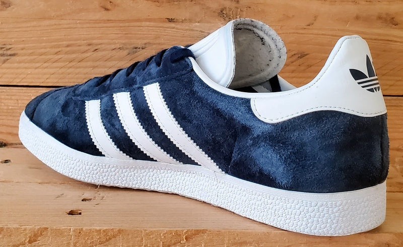 Adidas Gazelle Low Suede Trainers UK9.5/US10/EU44 BB5478 Collegiate Navy/White