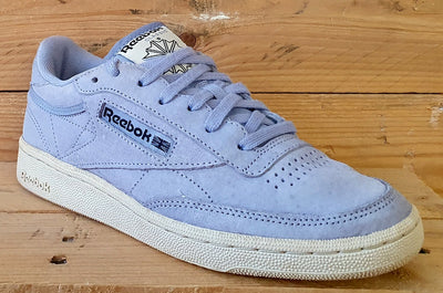 Reebok Classic Club C Low Suede Trainers UK4.5/US5.5/EU36.5 V67595 Light Purple