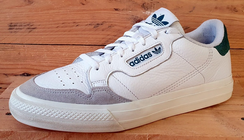 Adidas Continental Vulc Leather/Suede Trainers UK10/UK10.5/EU44.5 EF3534 White