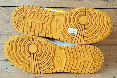 Nike Air Jordan 1 Flyease Low Trainers UK4/US4.5Y/EU36.5 DN4639-107 Yellow/White