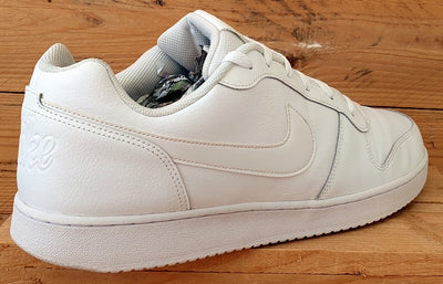 Nike Ebernon Low Leather Trainers UK14/US15/EU49.5 AQ1775-100 Triple White