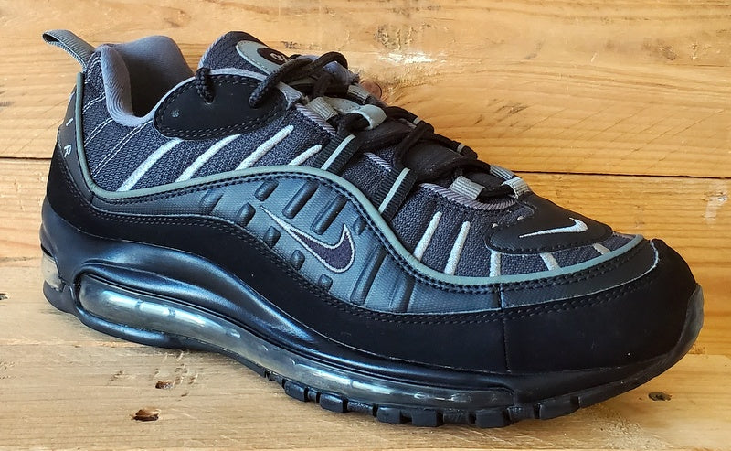 Nike Air Max 98 Low Textile Trainers UK8/US9/EU42.5 CI3693-002 Black/Smoke Grey