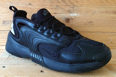 Nike Zoom 2K Low Textile/Leather Trainers UK8/US9/EU42.5 AO0269-002 Black