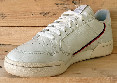 Adidas Continental 80 Low Leather Trainers UK7/US7.5/EU40.5 B41680 White Tint