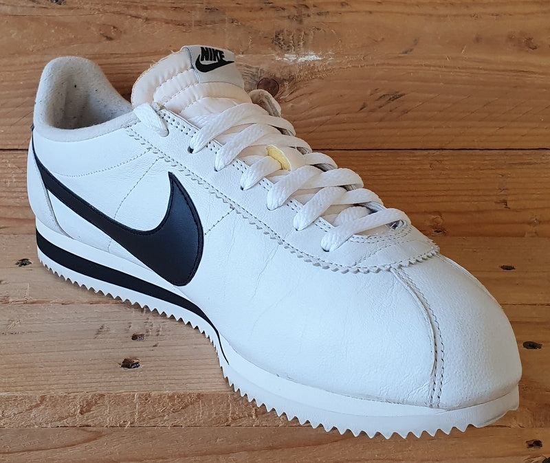 Nike Cortez Premium Low Leather Trainers UK10.5/US11.5/EU45.5 807480-101 White