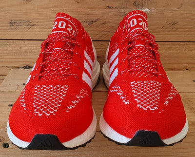 Adidas Ultra Boost DNA Prime Primeknit Trainers UK7/US7.5/E40.5 FV6053 Red/White