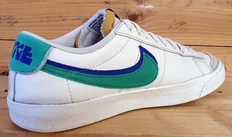 Nike Blazer Low 77 Double Swoosh Trainers UK8/US9/EU42.5 DO9777-001 Cream/Green