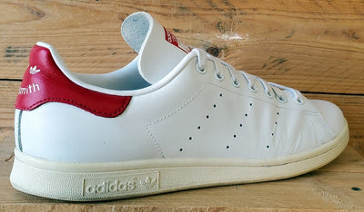 Adidas Stan Smith Low Leather Trainers UK10/US10.5/EU44.5 FV4146 White/Red