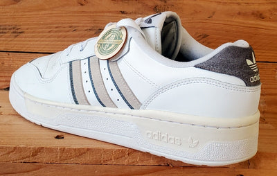 Adidas Rivalry Low Leather Trainers UK12/US12.5/EU47 IE4747 Off White/Grey
