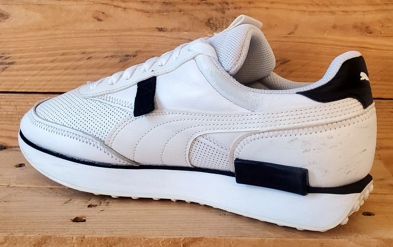 Puma Future Rider Contrast Low Leather Trainers UK8/US9/EU42 374763-01 White