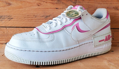 Nike Air Force 1 Shadow Low Leather Trainers UK7/US9.5/EU41 CI0919-102 White