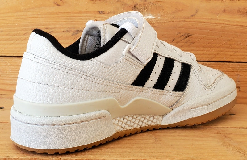 Adidas Forum Low Leather Trainers UK5/US5.5/EU38 H01924 Cloud White/Black/Gum