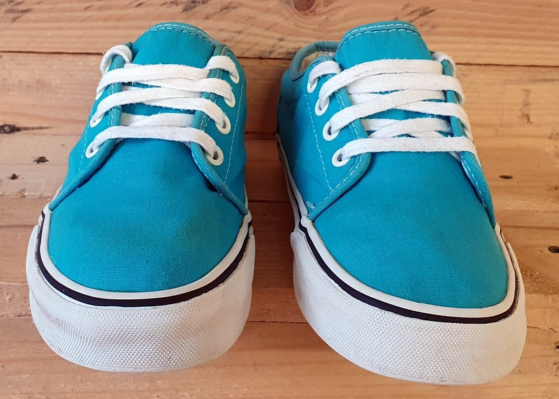 Vans Off The Wall Low Canvas Trainers UK5/US7.5/EU38 TB4R Bright Blue