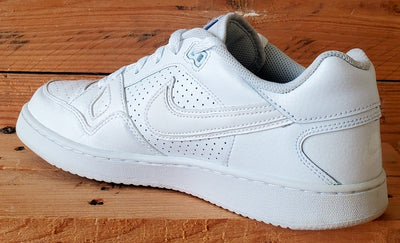 Nike Son Of Force Low Leather Trainers UK7.5/US8.5/EU42 616775-101 Triple White