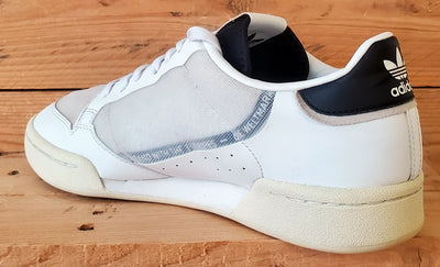 Adidas Continental 80 Low Leather Trainers UK9.5/US10/EU44 FY6666 White
