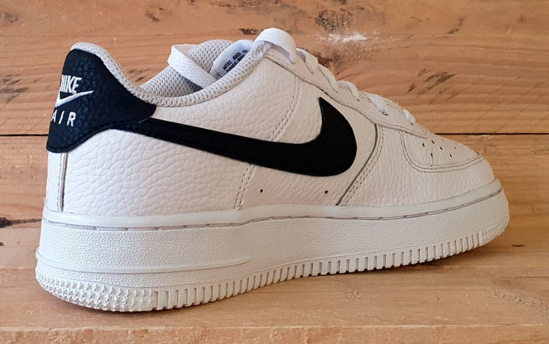 Nike Air Force 1 Low Leather Trainers UK4/US4.5Y/E36.5 CT3839-100 White/Black