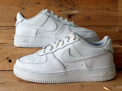 Nike Air Force 1 Low Leather Trainers UK3.5/US4Y/EU36 DH2920-111 Triple White