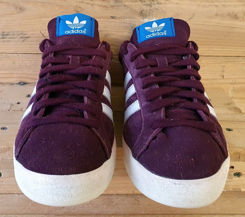 Adidas Basket Profi Low Suede Trainers UK10/US10.5/EU44.5 G95485 Purple/White