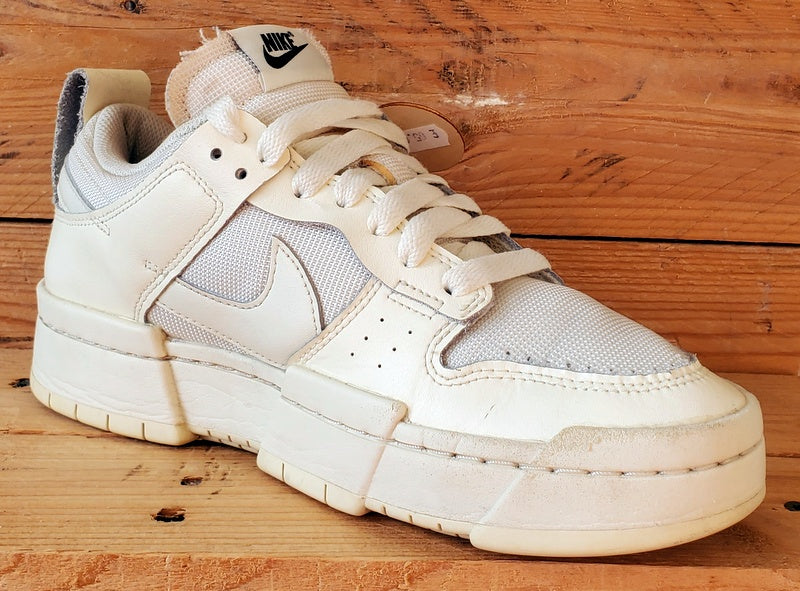 Nike Dunk Disrupt Low Leather Trainers UK6/US8.5/EU40 CK6654-105 Coconut Milk