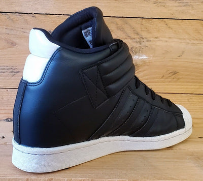 Adidas Superstar Up Mid Leather Trainers UK6/US7.5/EU39 S81350 Black/White