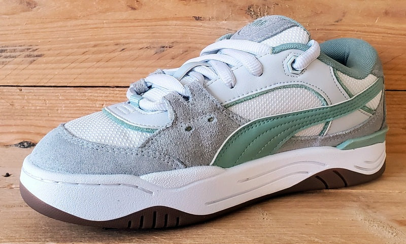 Puma 180 Low Textile/Suede Trainers UK5.5/US6.5/E38.5 389267-04 Grey/White/Green